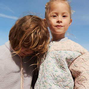 Куртка утепленная Wheat, королевские петунии с розовым